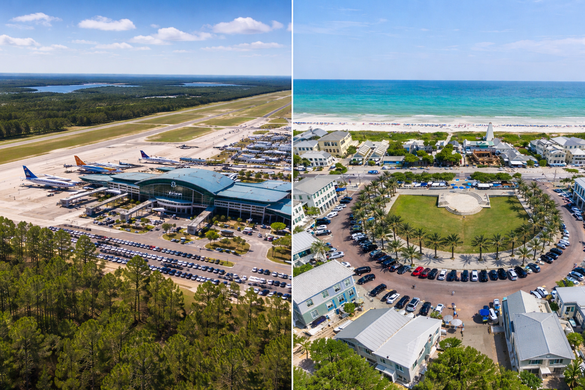 Northwest Florida Beaches Airport (ECP) - 30A, area, Florida – Flip ...